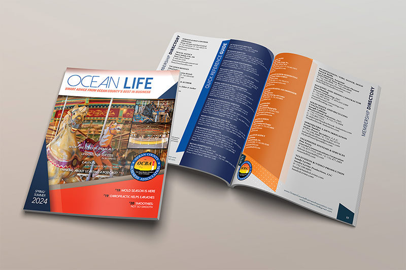 printed magazine for business owners distributed in Ocean County, New Jersey