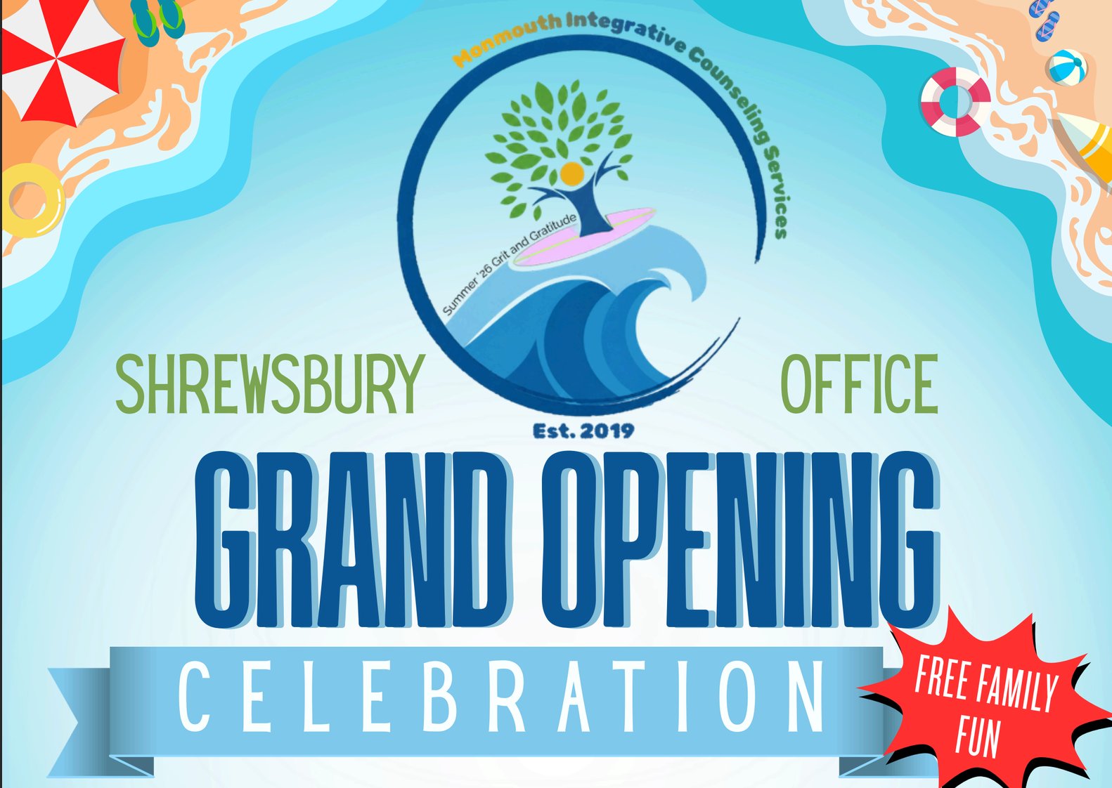 MICS Shrewsbury Grand Opening celebration july 13 2026